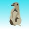 Meerkat Graphic Logo