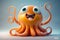 Meet Super Happy Smile: The Adorable Cartoon Octopus of Your Dreams