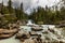 Meeting Point of Yoho River and Kicking Horse River