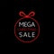 Mega Christmas sale icon