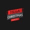 Mega Christmas sale label