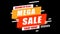 Mega Sale Banner Motion Graphic Footage