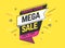 Mega sale limited offer banner