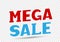 Mega sale message