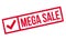 Mega Sale rubber stamp