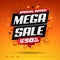 Mega Sale Special Offer Square Design Vector Illustration