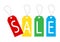 Mega savings, sale stickers set. Certificate emblem labels.