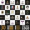 Mega Set and Big Group, Restaurant, Cafe, Bar, and Pub Logo Design. With Classic, Vintage, Premium, and Luxury Style