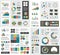 Mega set of infographics elements charts, graphs, circle charts, diagrams.