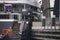 Mega ship yacht Lonian between small bridges and rivers at Gouda to Rotterdam