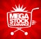 Mega stock clearance design.