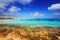 Megali Ammos beach and port in Chora, Pano Koufonisi