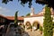 Megali Panagia monastery churchyard, Samos, Greece