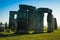 Megalith - Stonehenge prehistoric monument in Wiltshire