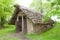Megalithic reconstruction of house at La Hougue Bie Jersey