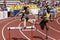 MEGAN CHAMPOUX and SHIANN SALMON running 400 metres hurdles in the IAAF World U20 Championship in