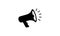 Megaphone Icon. Vector Loudspeaker Symbol