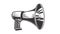 Megaphone icon video animation. Attention sign animation. Business promotion