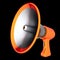 Megaphone news blog loudspeaker communication bullhorn