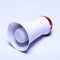 Megaphone speaker device, white red color, no logo