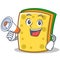 With megaphone sponge cartoon character funny