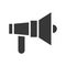 Megaphone vector, Online shopping solid style icon