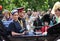 Meghan Markle & Prince Harry stock, London uk,  8 June 2019- Meghan Markle Prince Harry  Trooping the colour Royal Family