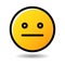 Meh emoticon emoji icon