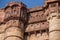 Mehrangarh fort close-up in Jodhpur,