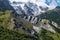 Meije glacier near la Grave (France)