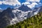 The Meije Glacier in Summer. Ecrins National Park, Hautes-Alpes, France