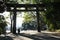Meiji Jingu shrine south approach to a shrine