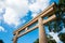 Meiji-jingu torri gate in Harajuku, Tokyo Japan