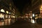 Meir shopping street at night, Antwerp,Belgium
