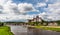 Meissen Castle and Elbe river panorama