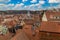 Meissen city. Saxony, Germany. Roofs of old medieval town