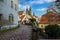 Meissen city. Saxony, Germany. Street of old medieval town