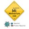 Meitnerium periodic elements. Business artwork vector graphics