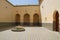 Meknes, Courtyard of the mausoleum of Moulay Ismail