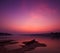 Mekong river in the sunset