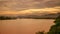 Mekong river and Thai-Laos border at Chiang Saen district , Thailand