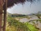 Mekong river view At local restaurant, Luangprabang, Laos