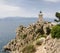 The Melagavi lighthouse on the Agrilaos peninsula Europe, Greece