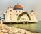 The Melaka Straits Mosque on water