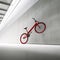 Melancholic Reflections: Abstract Racing Bicycle in Motion Blur