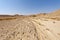 Melancholy and emptiness of the desert in Israel.