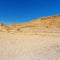 Melancholy and emptiness of the desert in Israel.