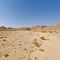 Melancholy and emptiness of the desert in Israel