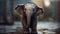 Melancholy in the Rain: A Baby Elephant\\\'s Tearful Solitude