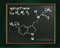 Melatonin molecule structure